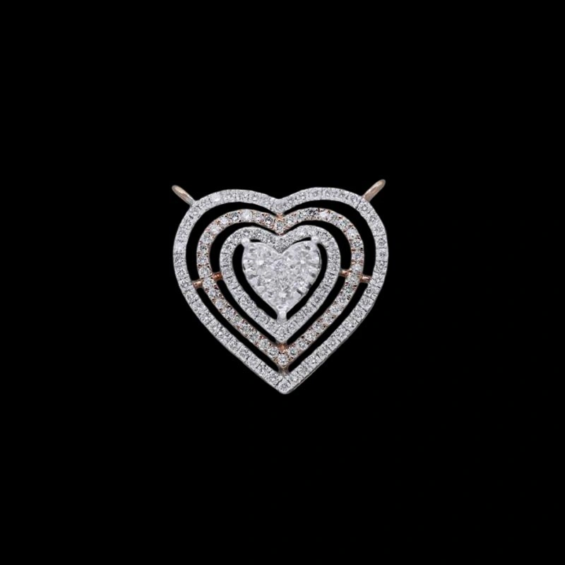Aria Nested Heart Pendant